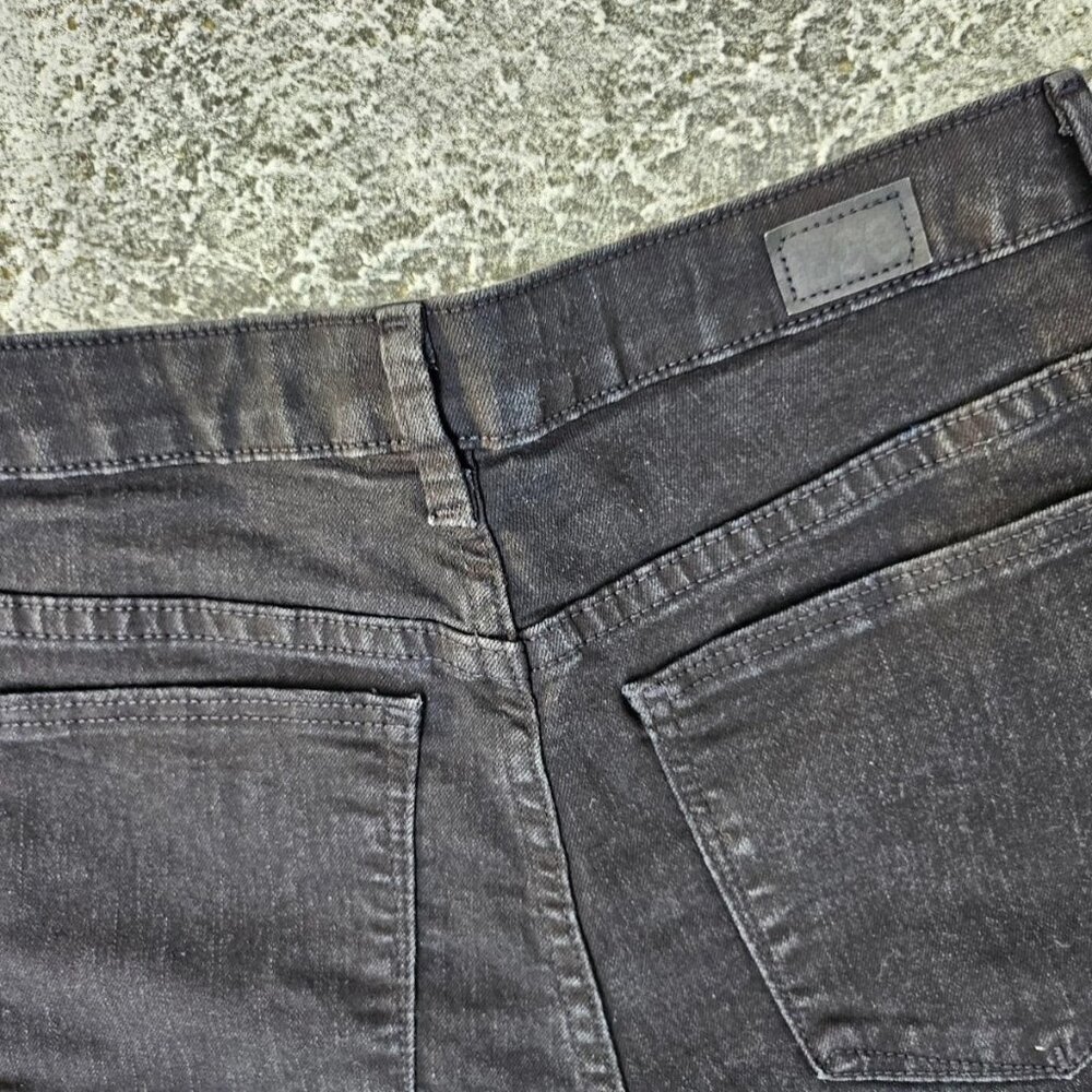 Lee Women Jeans Black Denim Cotton Blend Pant Size 10 TALL 34L - Picture 7 of 11